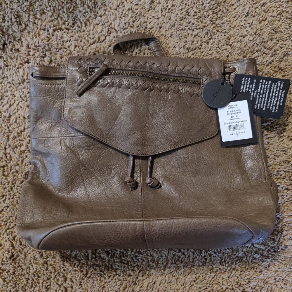 Day & Mood leather backpack